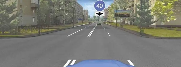 Иллюстрация к вопросу ПДД: 124
